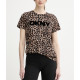 DKNY LOGO TSHIRT DP6T1756 GV0-LEOPARD CARAMEL