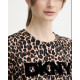 DKNY LOGO TSHIRT DP6T1756 GV0-LEOPARD CARAMEL