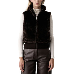 DKNY PUFFER VEST DP6V3181 ESP-ESPRESSO