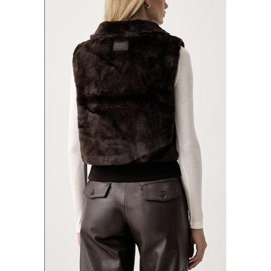 DKNY PUFFER VEST DP6V3181 ESP-ESPRESSO