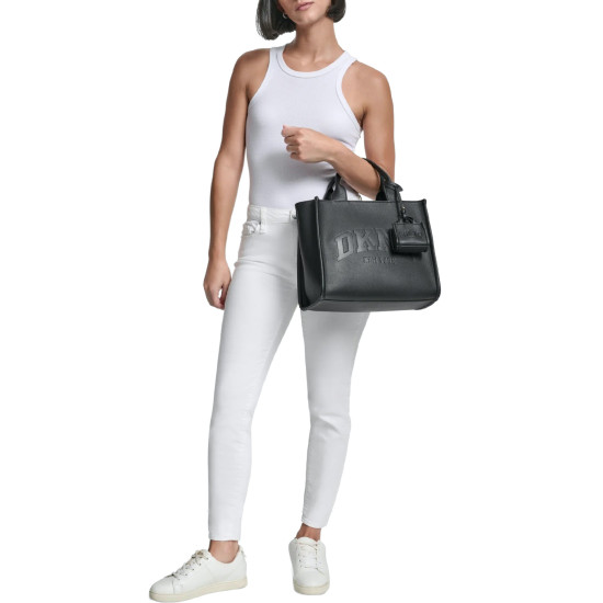 DKNY HADLEE TOTE HANDBAG R53AAR57 BGD-BLK/GOLD