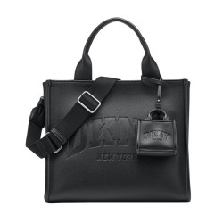 DKNY HADLEE TOTE HANDBAG R53AAR57 BGD-BLK/GOLD