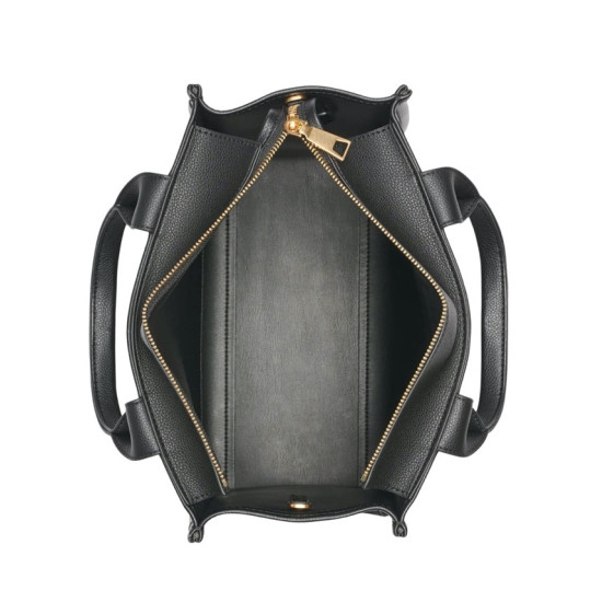 DKNY HADLEE TOTE HANDBAG R53AAR57 BGD-BLK/GOLD