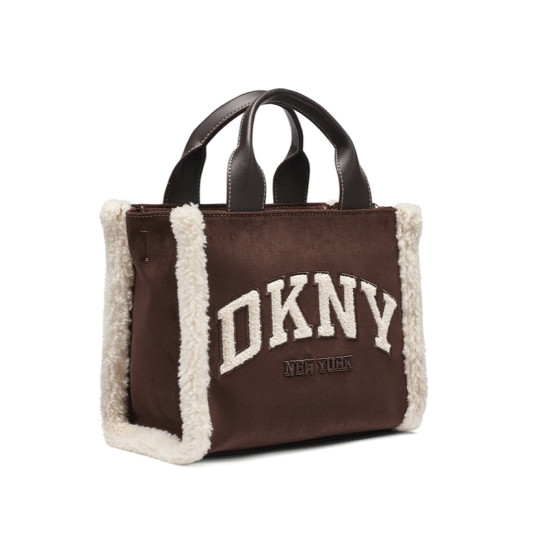 DKNY HADLEE TOTE HANDBAG R53AMC80 CBE-COFFEE BEAN