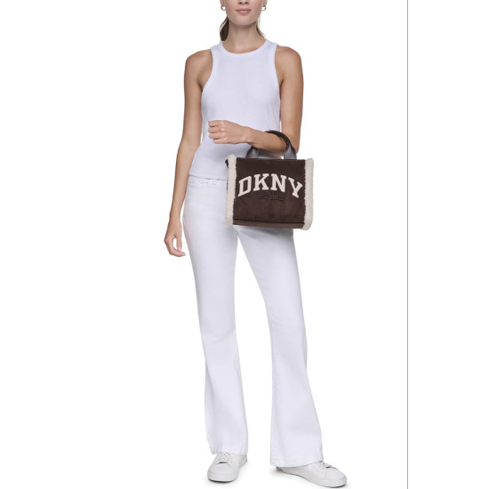 DKNY HADLEE TOTE HANDBAG R53AMC80 CBE-COFFEE BEAN