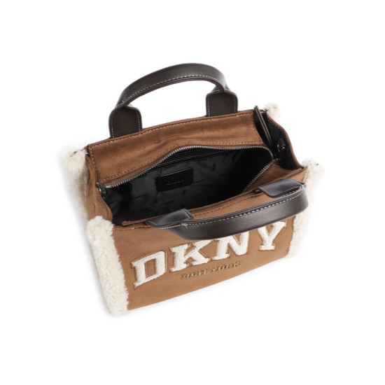 DKNY HADLEE TOTE HANDBAG R53AMC80 WAL-WALNUT