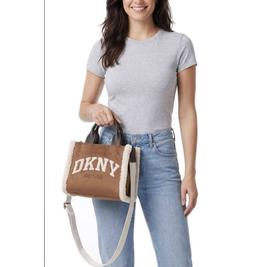 DKNY HADLEE TOTE HANDBAG R53AMC80 WAL-WALNUT