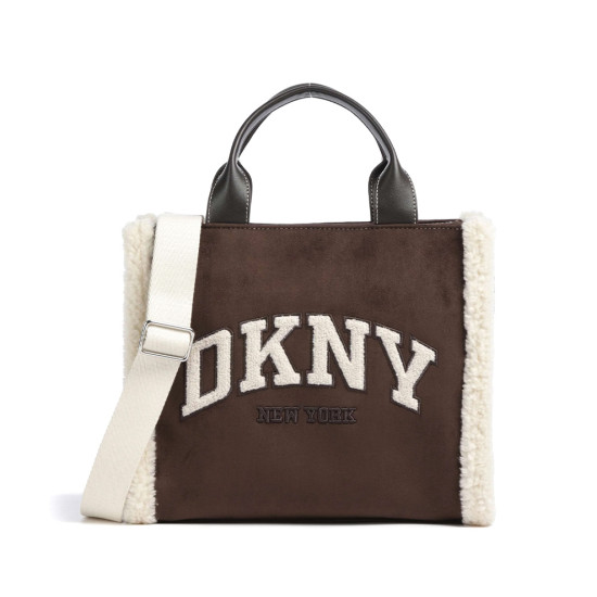 DKNY HADLEE TOTE HANDBAG R53AMR57 CBE-COFFEE BEAN