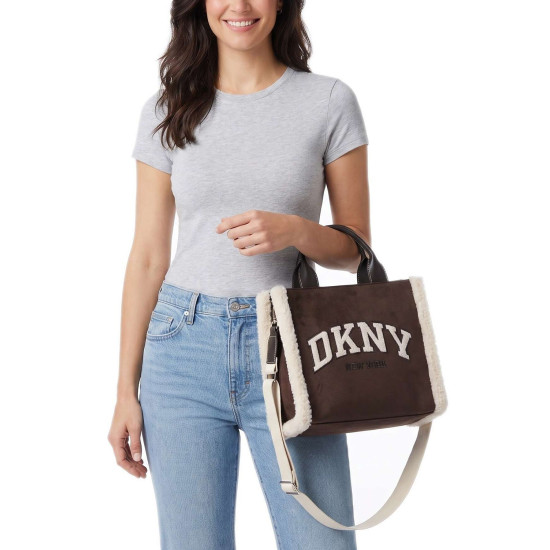DKNY HADLEE TOTE HANDBAG R53AMR57 CBE-COFFEE BEAN