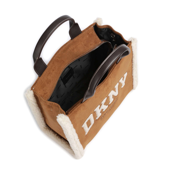 DKNY HADLEE TOTE HANDBAG R53AMR57 WAL-WALNUT