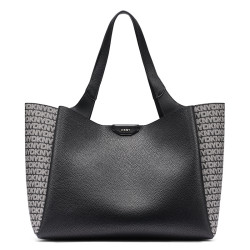 DKNY WILLA TOTE R61D5G32 BSV-BLACK/SILVER