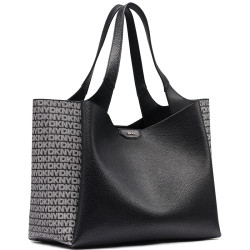 DKNY WILLA TOTE R61D5G32 BSV-BLACK/SILVER