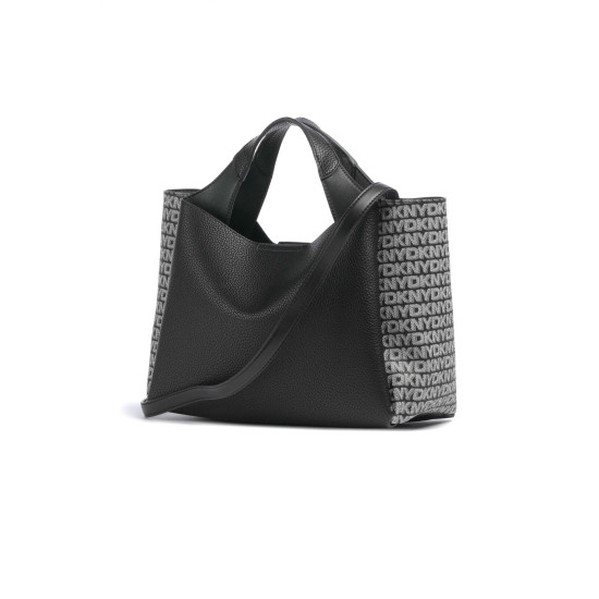 DKNY HADLEE SATCH R61D5G33 BSV-BLACK/SILVER
