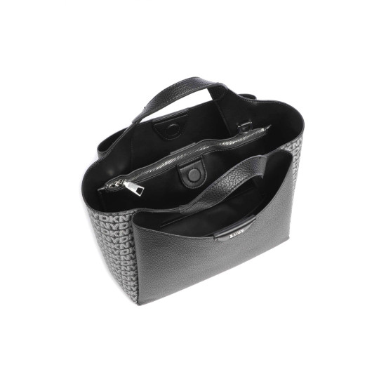 DKNY HADLEE SATCH R61D5G33 BSV-BLACK/SILVER