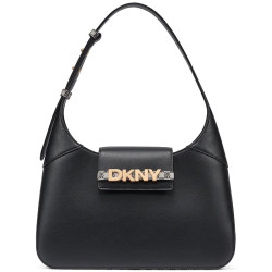 DKNY AVRIL SHOULDER BAG R6236L20 BGD-BLACK/GOLD