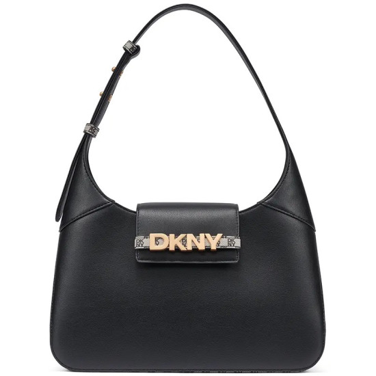 DKNY AVRIL SHOULDER BAG R6236L20 BGD-BLACK/GOLD