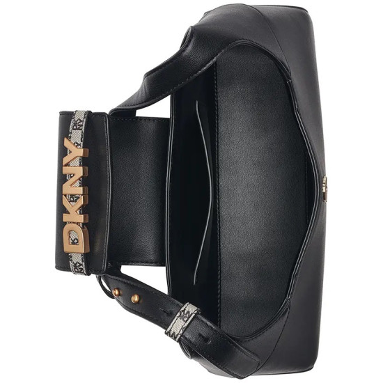 DKNY AVRIL SHOULDER BAG R6236L20 BGD-BLACK/GOLD