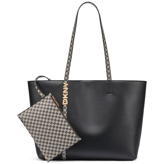 DKNY AVRIL TOTEBAG R62A6G54 BGD-BLACK/GOLD