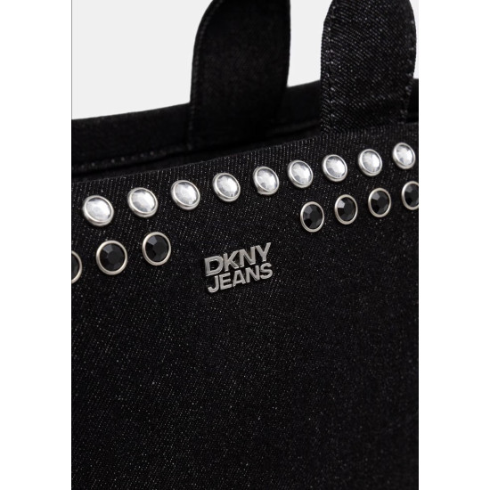 DKNY MLLA TOTEBAG R62ADR46 BLD-BLACK DENIM