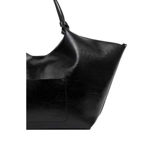 DKNY PAULA TOTEBAG R62AXE48 BSV-BLACK/SILVER