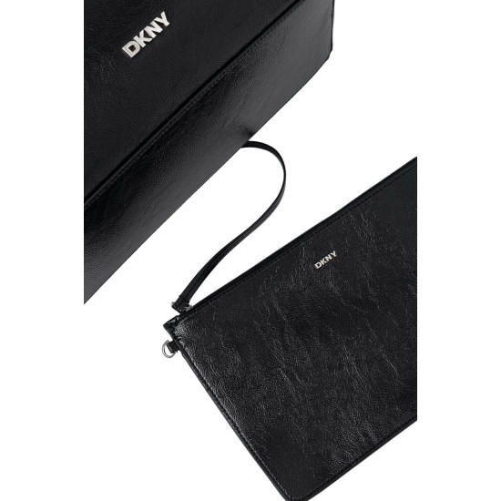 DKNY PAULA TOTEBAG R62AXE48 BSV-BLACK/SILVER