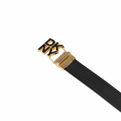 DKNY TWO-FACED BELT R62I5S25 BGD-BLACK/GOLD