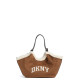 DKNY PAULA TOTE HANDBAG R63ACE49 WAL-WALNUT