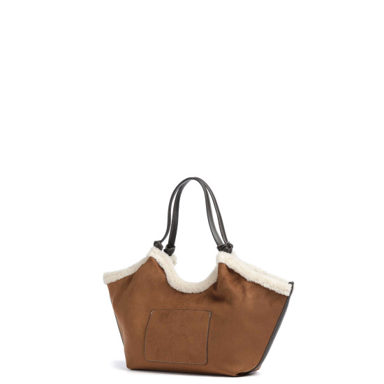 DKNY PAULA TOTE HANDBAG R63ACE49 WAL-WALNUT