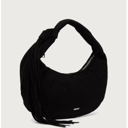 DKNY HOPE HOBOS HANDBAG R63CMR37 BSV-BLACK/SILVER