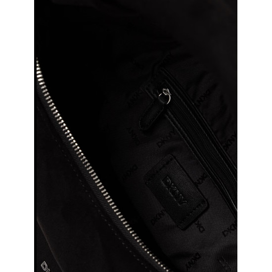 DKNY HOPE HOBOS HANDBAG R63CMR37 BSV-BLACK/SILVER