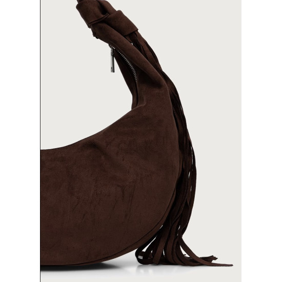 DKNY HOPE HOBOS HANDBAG R63CMR37 CHC-CHOCOLATE