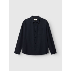 GABBA GABJEANS OVER RUBIN LS OVERSHIRT 12105 BLUE BLACK