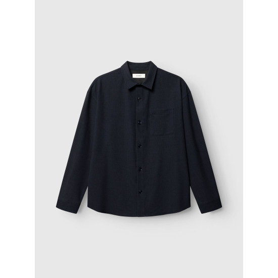 GABBA GABJEANS OVER RUBIN LS OVERSHIRT 12105 BLUE BLACK