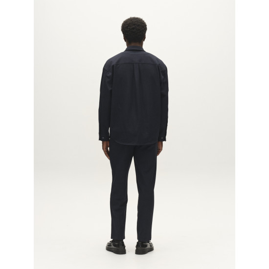 GABBA GABJEANS OVER RUBIN LS OVERSHIRT 12105 BLUE BLACK
