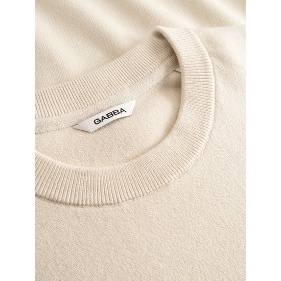 GABBA GABADRIEL ONECK LUME LS KNIT 12129 BIRCH
