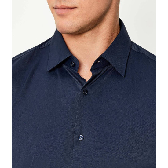 BOSS P-HANK-KENT-C1-222 SHIRT 50503356 405-DARK BLUE 