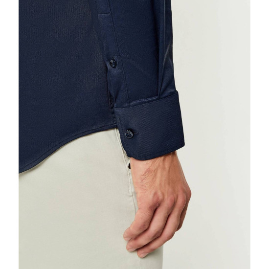 BOSS P-HANK-KENT-C1-222 SHIRT 50503356 405-DARK BLUE 