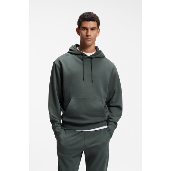 BOSS WESMALLHOOD HOODIE 50514530 377-OPEN GREEN 