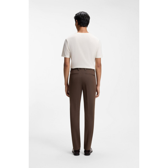 BOSS P-KAITON1-ZIP TROUSERS 50543945 209-DARK BROWN