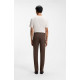 BOSS P-KAITON1-ZIP TROUSERS 50543945 209-DARK BROWN