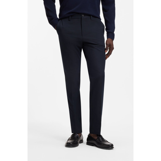 BOSS P-KAITON1-ZIP TROUSERS 50543945 404-DARK BLUE