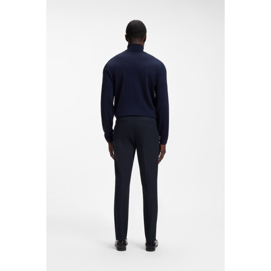 BOSS P-KAITON1-ZIP TROUSERS 50543945 404-DARK BLUE