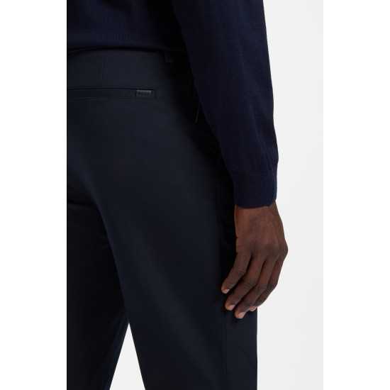 BOSS P-KAITON1-ZIP TROUSERS 50543945 404-DARK BLUE