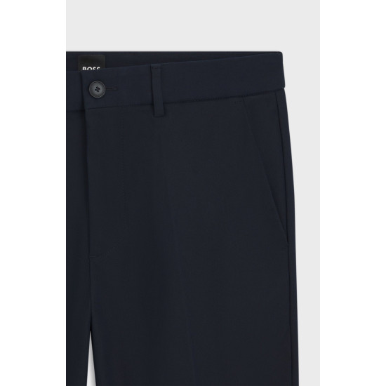 BOSS P-KAITON1-ZIP TROUSERS 50543945 404-DARK BLUE