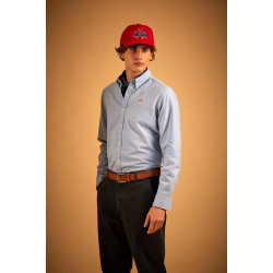 LA MARTINA REGULAR FIT OXFORD SHIRT MDC005 07032-CORNFLOWER BLUE