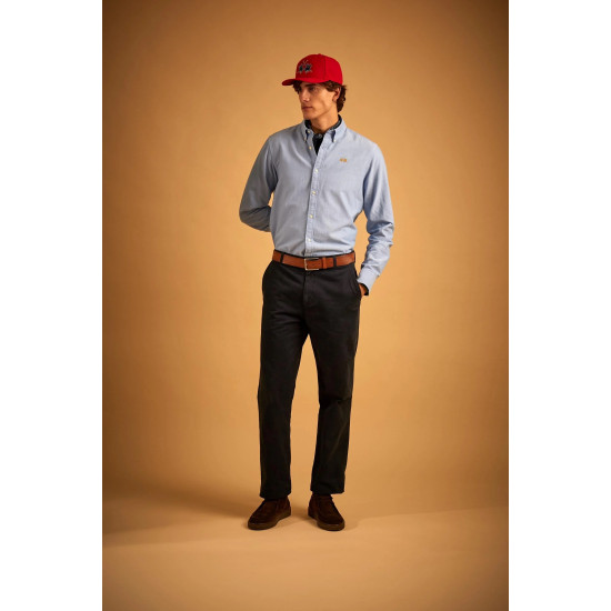 LA MARTINA REGULAR FIT OXFORD SHIRT MDC005 07032-CORNFLOWER BLUE