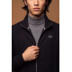 LA MARTINA FULL ZIP SWEATSHIRT IN FRENCH TERRY MDF004 09999-BLACK