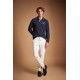 LA MARTINA POLO IN SOFT JERSEY WITH TEAM LOGO MDP008 07207-NAVY