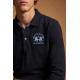LA MARTINA POLO IN SOFT JERSEY WITH TEAM LOGO MDP008 07207-NAVY