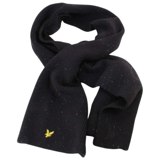 LYLE & SCOTT DONEGAL SCARF AND BEANIE GIFT SET GF2506A Z865-JET BLACK